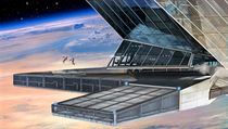 Ilustrace vesmírné stanice Asgardia. | na serveru Lidovky.cz | aktuální zprávy