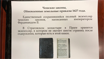 Dokument ze 17. stolet dostalo esko darem od ruskho prezidenta.