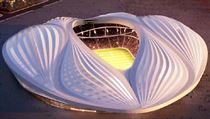 Diskutovaná vizualizace stadionu Al Wakrah pro mistrovství světa v Kataru. | na serveru Lidovky.cz | aktuální zprávy