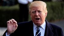 Donald Trump na pátečním setkání s novináři v Bílém domě. | na serveru Lidovky.cz | aktuální zprávy