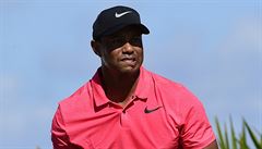 Tiger Woods na turnaji Hero World Challenge na Bahamách.