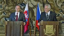 Andrej Kiska v Praze. Na jeho první zahraniční cestě uvítal slovenského... | na serveru Lidovky.cz | aktuální zprávy