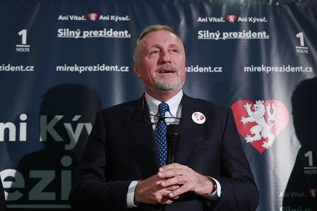 Kandidát na prezidenta Mirek Topolánek.
