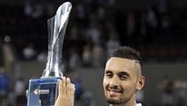 Australan Nick Kyrgios slaví triumf na tenisovém turnaji v Brisbane. | na serveru Lidovky.cz | aktuální zprávy