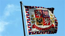 Vlajka prezidenta republiky - prezidentská standarta. Vlajka prezidenta republiky - prezidentská standarta.