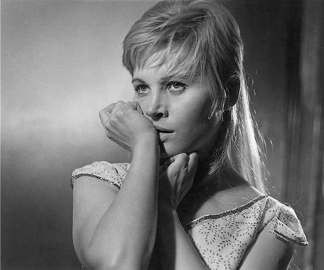 Hereka Marie Tomáová jako Ofélie. Inscenace Hamlet - 27.11.1959.