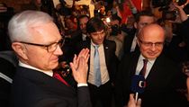 Na pozvání Jiřího Drahoše dorazili do jeho volebního štábu i Michal Horáček a... | na serveru Lidovky.cz | aktuální zprávy