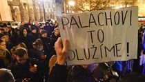 Účastníci demonstrace nazvané Palachův týden: občané hlídají demokracii a... | na serveru Lidovky.cz | aktuální zprávy