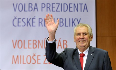 Milo Zeman byl znovu zvolen eským prezidentem.