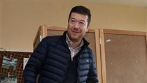 Předseda hnutí SPD Tomio Okamura volil ve druhém kole prezidentských voleb 26.... Předseda hnutí SPD Tomio Okamura volil ve druhém kole prezidentských voleb 26....
