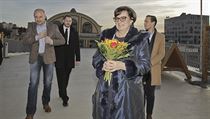 Eva Drahošová během středeční návštěvy Plzně. | na serveru Lidovky.cz | aktuální zprávy