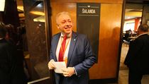 Milan Chovanec v Hradci Králové na únorovém sjezdu ČSSD.