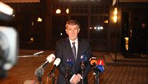 Andrej Babiš po večeři mluvil s novináři. | na serveru Lidovky.cz | aktuální zprávy