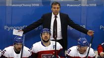 Český kouč Josef Jandač na střídačce ve čtvrtfinále ZOH 2018 proti USA. | na serveru Lidovky.cz | aktuální zprávy