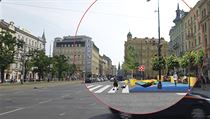 Stačí zrušit parkovací místa po obvodu náměstí a vznikne dostatek místa pro...
