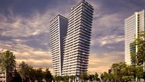 Mrakodrap V Tower se začal stavět v roce 2015. Mrakodrap V Tower se začal stavět v roce 2015.