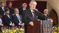 Miloš Zeman během projevu. | na serveru Lidovky.cz | aktuální zprávy