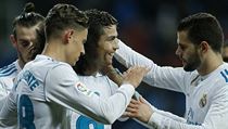 Cristiano Ronaldo slaví se spoluhráči gól. | na serveru Lidovky.cz | aktuální zprávy