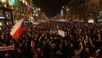 Demonstrace za odvolání Zdeňka Ondráčka v Praze.. | na serveru Lidovky.cz | aktuální zprávy