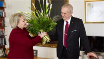 „Hned po příchodu do kanceláře Miloš Zeman popřál své manželce k Mezinárodnímu... | na serveru Lidovky.cz | aktuální zprávy