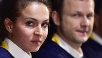 Jezdci Anna Kellnerová a Aleš Opatrný vystoupili 12. března v Praze na tiskové... | na serveru Lidovky.cz | aktuální zprávy