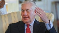Odvolaný americký ministr zahraničí Rex Tillerson během rozhovoru pro... Odvolaný americký ministr zahraničí Rex Tillerson během rozhovoru pro...