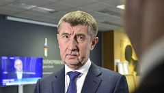 Premiér v demisi a pedseda hnutí ANO Andrej Babi.