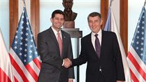 Paul Ryan a Andrej Babiš jednali na úřadu vlády | na serveru Lidovky.cz | aktuální zprávy