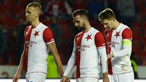 Zklamaní hráči Slavie po porážce 1:2 od Zlína. | na serveru Lidovky.cz | aktuální zprávy