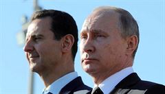 Bashar al- Assad a Vladimir Putin.