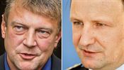 Vidkun odstartoval válku policajtů. Teď dospěl do závěrečné fáze Bývalý šéf ÚOOZ v Ostravě Jiří Komárek (vlevo) a policejní prezident Tomáš Tuhý. | na serveru Lidovky.cz | aktuální zprávy
