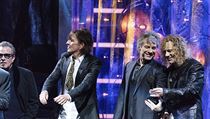 Richie Sambora, Jon Bon Jovi a David Bryan na ceremoniálu uvádění do... | na serveru Lidovky.cz | aktuální zprávy