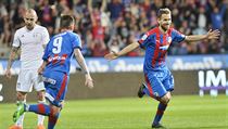 Viktoria Plzeň - MFK Karviná. Domácí Tomáš Hořava se raduje z prvního gólu v... | na serveru Lidovky.cz | aktuální zprávy
