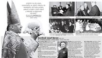 Vzpamatujte se! Věřím, že nechcete rozdmychovat bratrovražedné boje, psal Beran v roce 1948 Kardinál Josef Beran (grafika LN). | na serveru Lidovky.cz | aktuální zprávy
