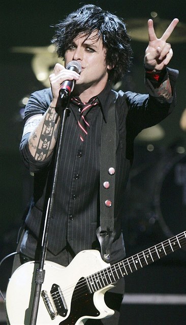 Frontman kapely Green Day Billie Joe Armstrong.