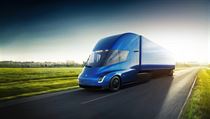 Vůz Tesla Semi, který má údajně kopírovat designové prvky od Nikola Motor. | na serveru Lidovky.cz | aktuální zprávy