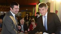 Andrej Babiš a Jan Hamáček Andrej Babiš a Jan Hamáček