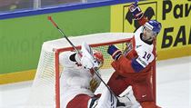 MS v hokeji 2018, Česko vs. Rusko. Tomáš Plekanec byl za tento zákrok na... | na serveru Lidovky.cz | aktuální zprávy