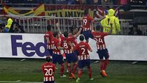 Hráči Atlética Madrid se radují z druhého gólu do sítě Marseille při finale... | na serveru Lidovky.cz | aktuální zprávy