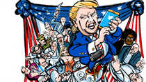 Donald Trump versus establishment,. Donald Trump versus establishment,.