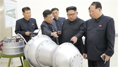 V sobotu severokorejská média uvedla, e Kim ong-un sledoval uloení vodíkové...