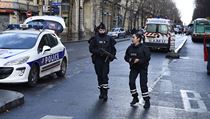 Policie v Marseille.