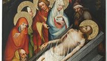 Ukládání do hrobu / sv. Jiljí, Augustin, Jeroným. Mistr Třeboňského oltáře. | na serveru Lidovky.cz | aktuální zprávy