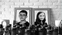 Ján Kuciak a Martina Kušnírová. Ján Kuciak a Martina Kušnírová.