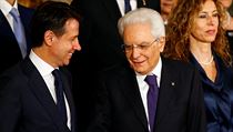 Nový italský premiér Giuseppe Conte s prezidentem Sergiem Mattarellou na... | na serveru Lidovky.cz | aktuální zprávy