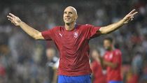 Jan Koller se raduje z gólu. | na serveru Lidovky.cz | aktuální zprávy