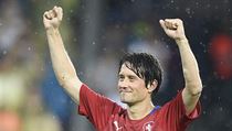 Tomáš Rosický říká fanouškům na Letné Děkuji. | na serveru Lidovky.cz | aktuální zprávy