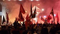 Demonstranti nesouhlasí se změnou názvu země z Makedonie na Severní Makedonie. | na serveru Lidovky.cz | aktuální zprávy
