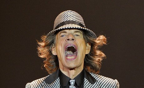 Kdo má nejvtí pusu na svt? Já. Mick Jagger v Londýn.