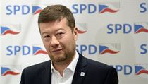 Předseda SPD Tomio Okamura vystoupil 26. června 2018 v Praze na tiskové... | na serveru Lidovky.cz | aktuální zprávy